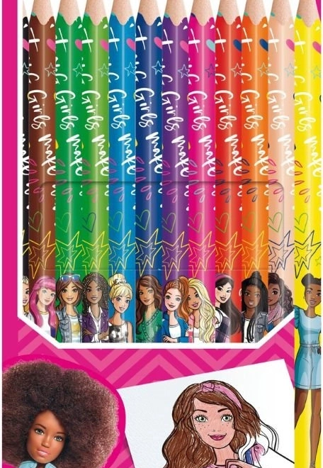 Kredki Maped z motywem Barbie, 12 szt.