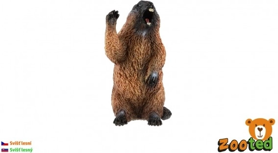 Plastowa figurka świstaka 6 cm
