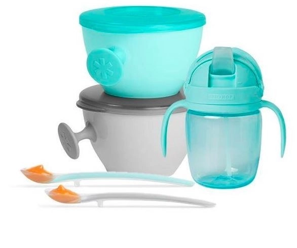 Zestaw karmienia Easy-Feed Teal/Szary