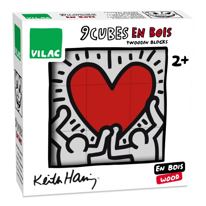 Vilac Kostki obrazkowe Keith Haring