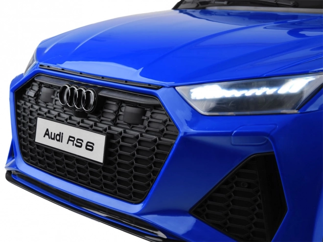 Elektryczne autko Audi RS 6 dla dzieci – czarna