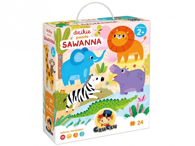 CzuCzu dzikie puzzle Sawanna