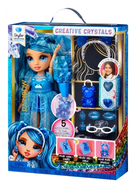 Lalka Rainbow High Creative Crystals - Skyler Bradshaw