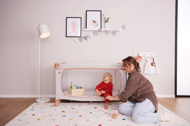 Dziecięce łóżeczko turystyczne Hauck Dream N Play Plus Dusty Cork