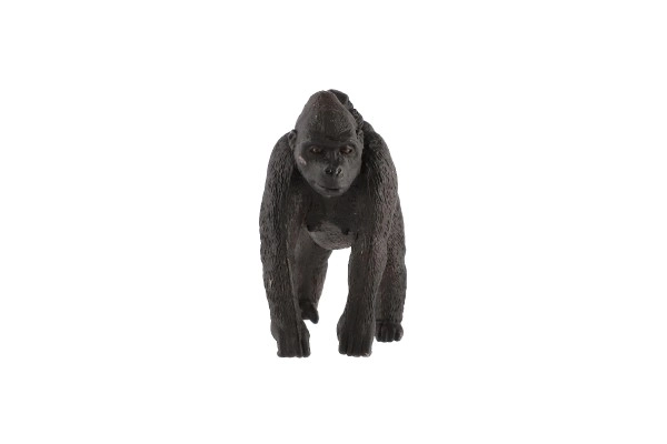 Goryl górski z młodym, zooted plastik 9cm w woreczku