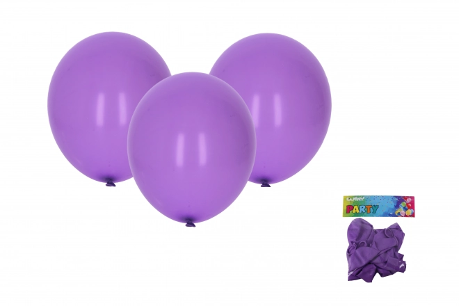 Fioletowe balony dmuchane 30 cm - 10 sztuk