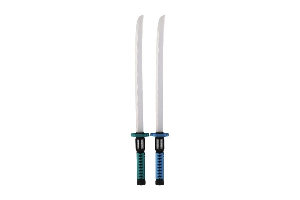 Świecący plastikowy miecz samurajski 73 cm