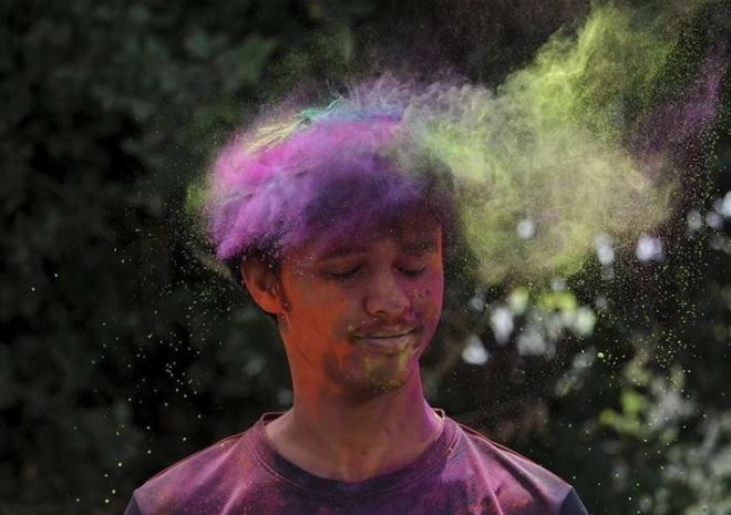 Kolorowy proszek Holi - 10 x 100 g