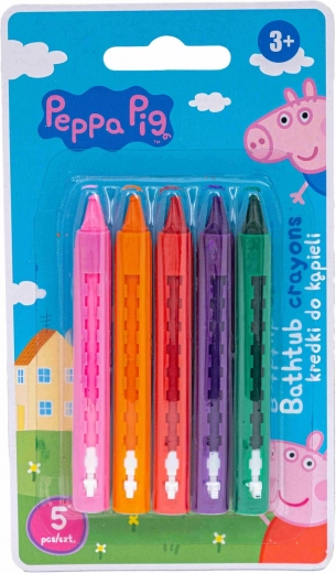 Kredki do kąpieli ASTRA ŚWINKA PEPPA, 5 szt.
