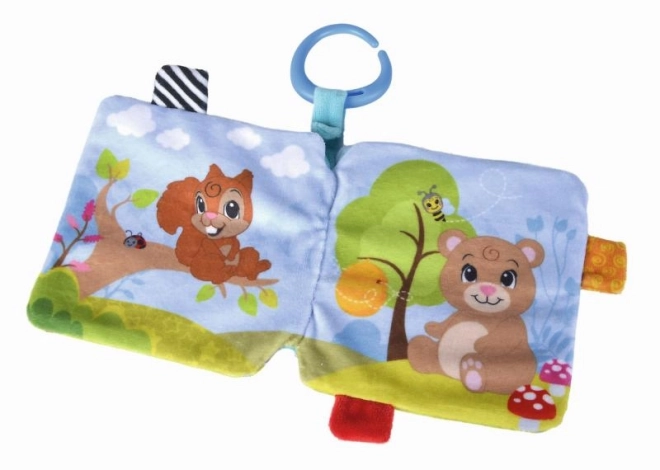 Puszysta książka z leśnymi zwierzątkami - 17 cm