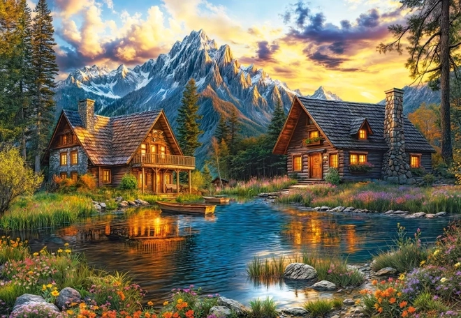 Puzzle Letni wieczór 1000 elementów CASTORLAND