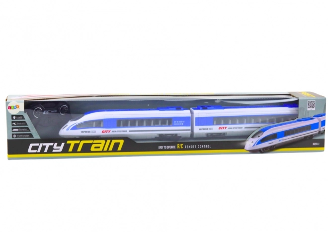 Zdalnie sterowany pociąg RC światła białe 65 cm