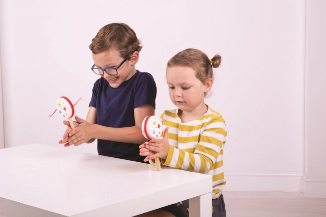 Bigjigs Toys Drewniany obrotowy bębenek gwiazdki 1 szt.