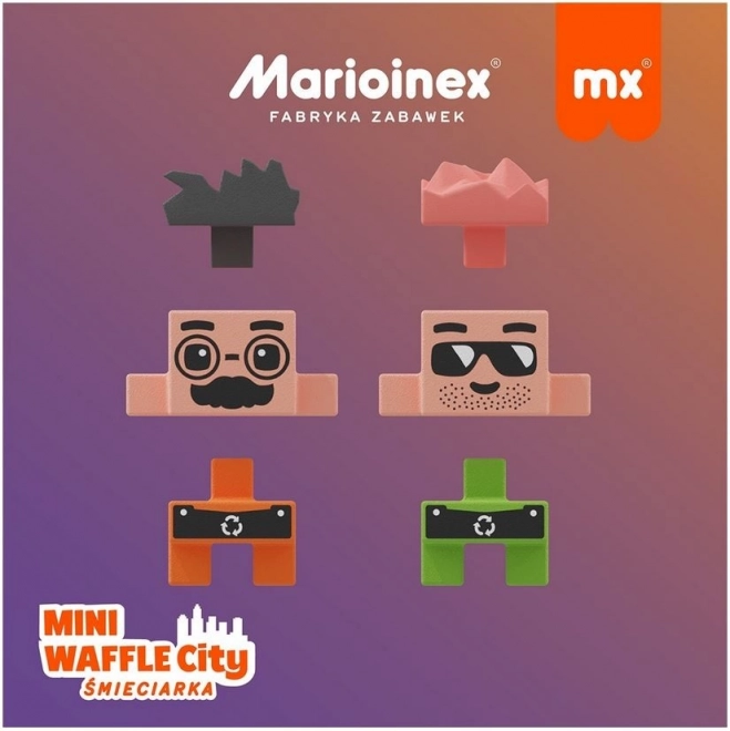 Kreatywne klocki Mini Wafle - Wysypisko 148 sztuk