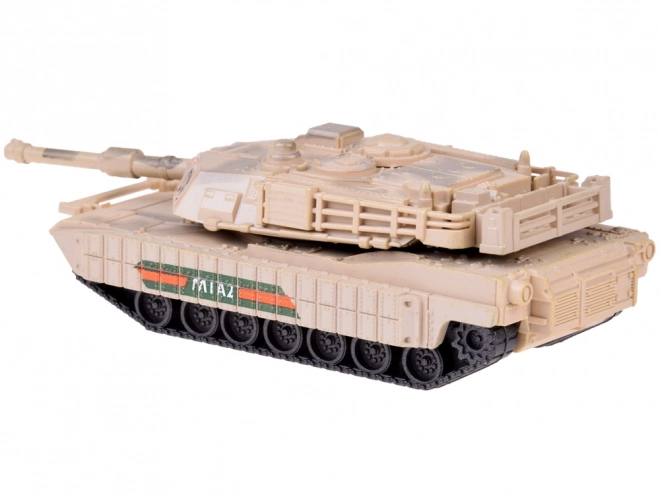 Zestaw budowlany amerykański czołg Abrams M1A2 w skali 1:72