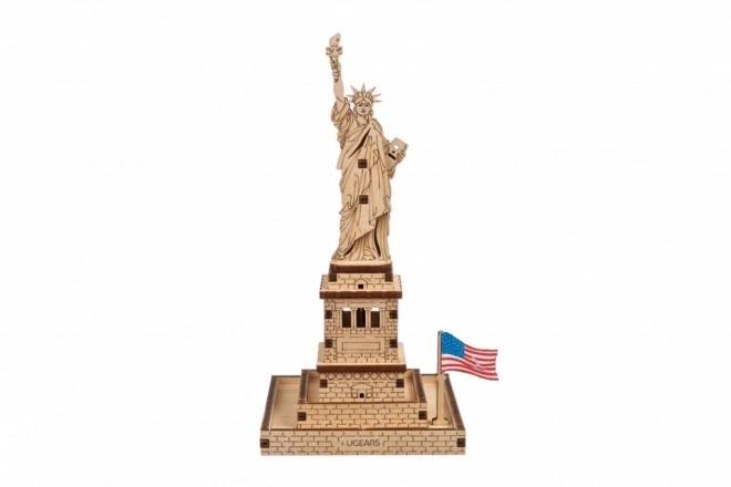 3D drewniany model Statuy Wolności