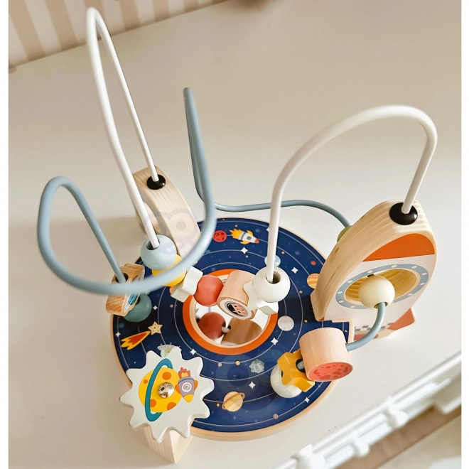 Drewniana rakietowa pętla od Tooky Toy