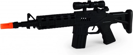 Mechaniczny pistolet maszynowy ze ścieżką dźwiękową 40 cm