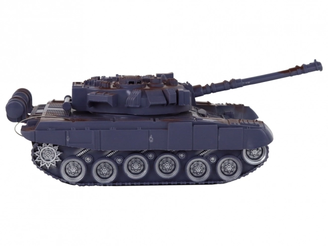 R/C zdalnie sterowany czołg Światła Dźwięk Morski niebieski 1:18 27MHz