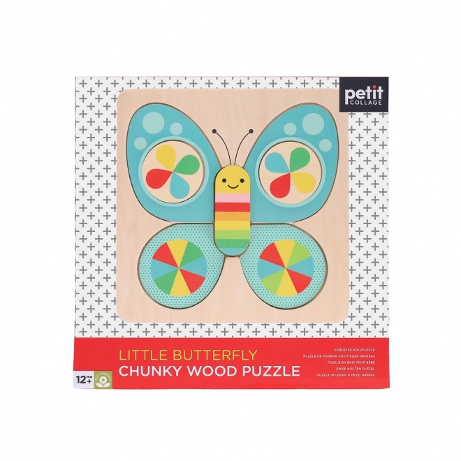 Drewniane puzzle Motyl Petit Collage