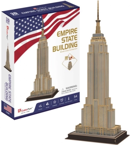 CubicFun puzzle 3D Empire State Building 54 elementy