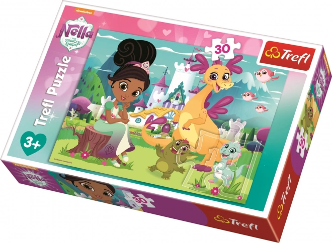 TREFL Puzzle Nella - Księżniczka Rycerzy 30 elementów