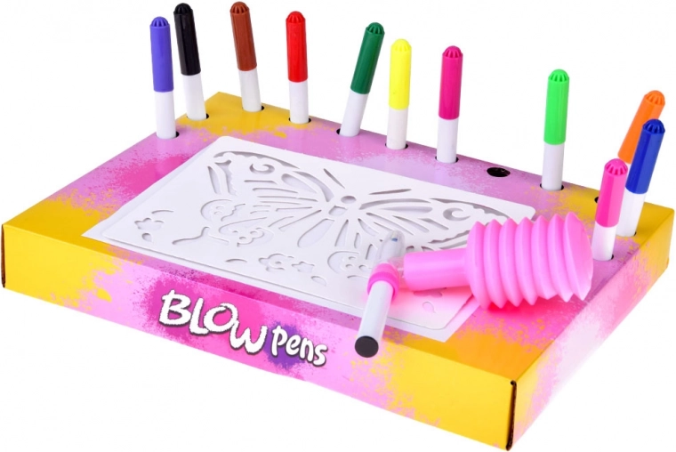 Wielorazowe szablony i stojak na flamastry