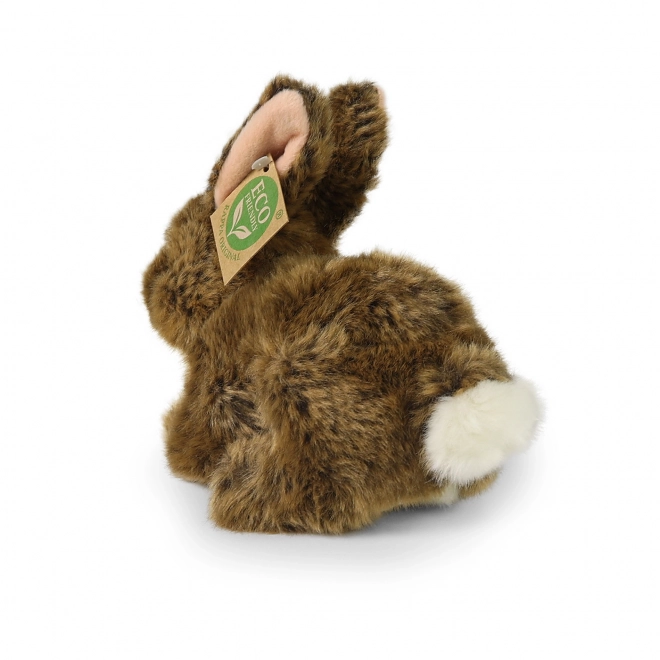Pluszowy królik brązowy leżący 17 cm ECO-FRIENDLY