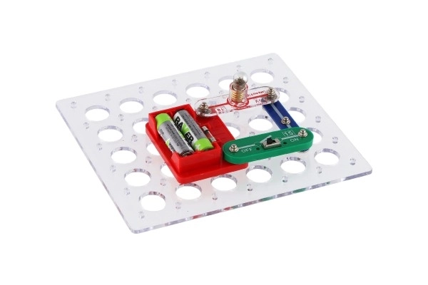 Tajemnice elektroniki 80 eksperymentów mini na baterie w pudełku 24x18x4cm od 6 lat