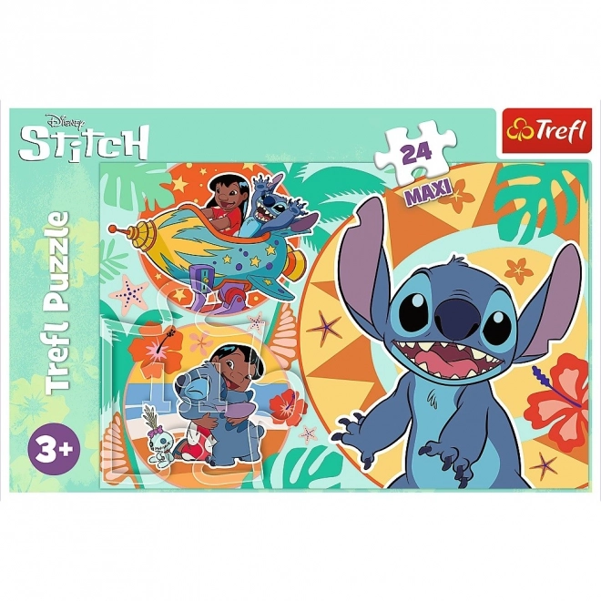 Puzzle Lilo & Stitch dla dzieci, 24 elementy
