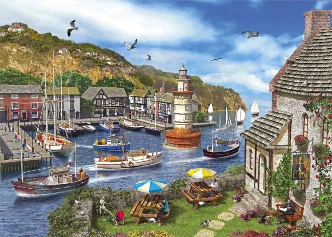GIBSONS Puzzle Zatoka z latarnią 1000 elementów