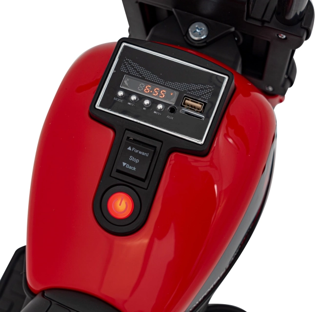 Motocykl Chopper SZYBSZY – Czerwony