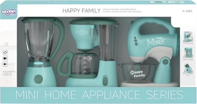 WOOPIE Zestaw domowych urządzeń dla dzieci 3w1 Mikser Blender Robot kuchenny