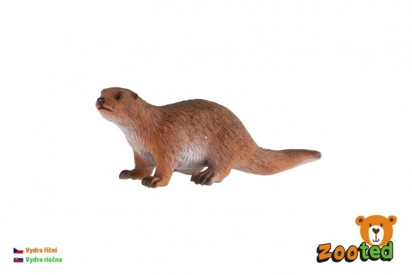 Wydra rzekotka z plastiku 10 cm w woreczku