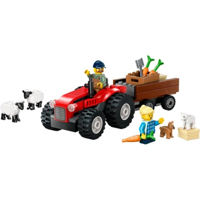 LEGO® City 60461 Czerwony traktor z przyczepą i owcami
