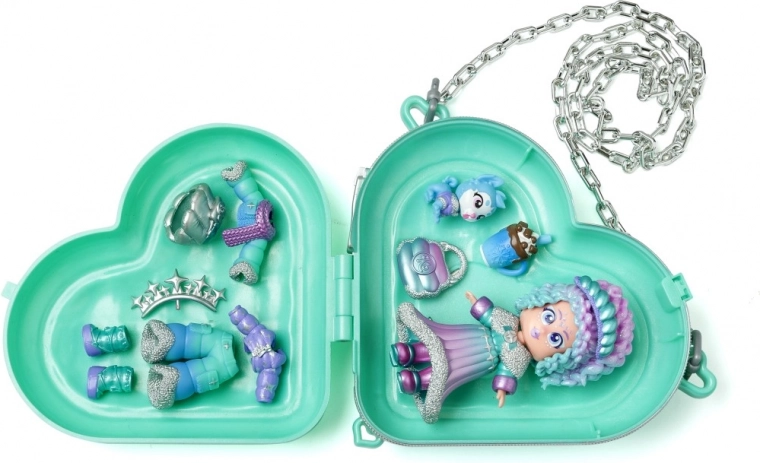 Torebka w kształcie serca jako przenośny schowek