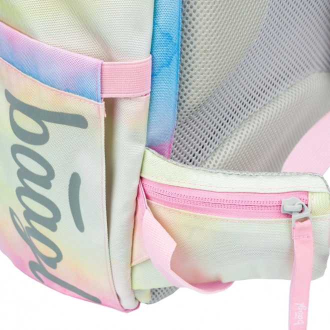 BAAGL Zaklęty plecak szkolny Airy Rainbow Unicorn