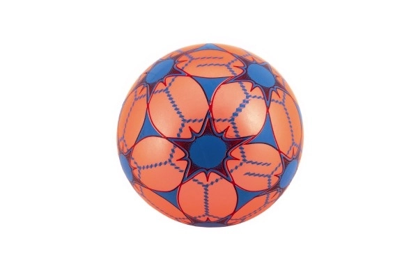 Kolorowa nienapompowana gumowa piłka w siatce - 23 cm
