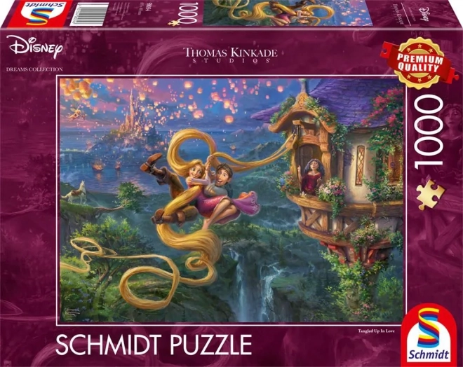 Puzzle 1000 elementów Disney: Roszpunka i Flynn