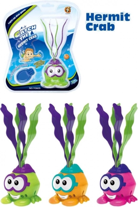 Krab nurkowy ze światłem dla dzieci
