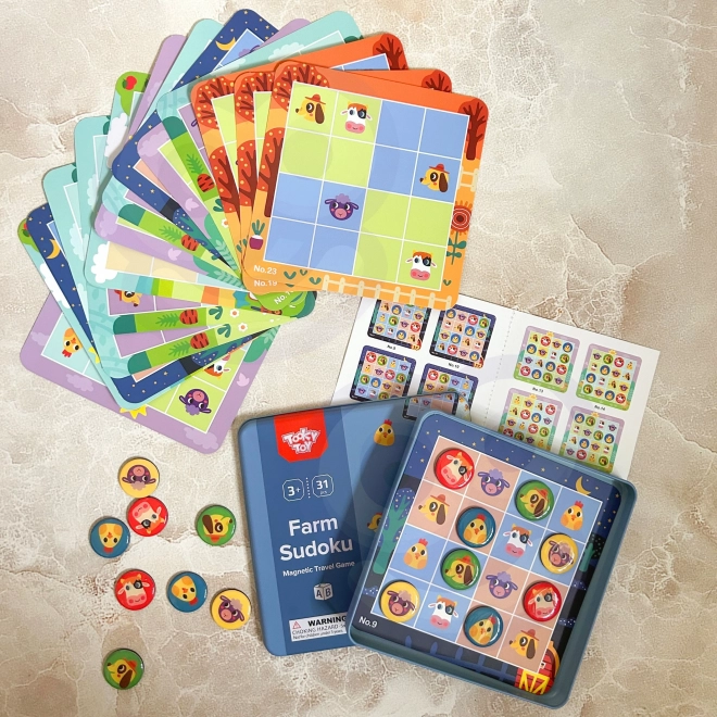 Dziecięce sudoku farma od Tooky Toy