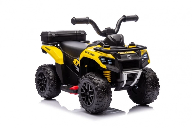 Dziecięca czterokołowiec na baterie GTS1155 - żółta