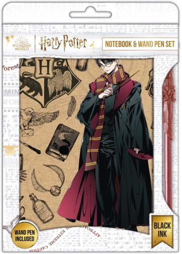 Harry Potter notes z długopisem Navy & Gold