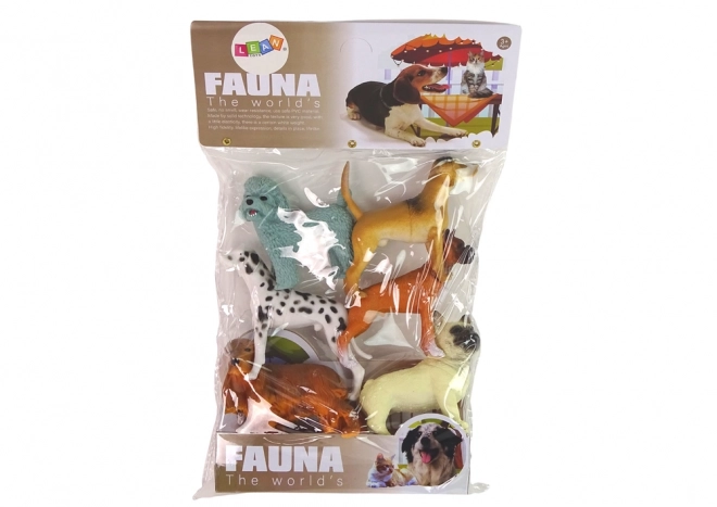 Zestaw 6 figurek psów Figurki ras psów