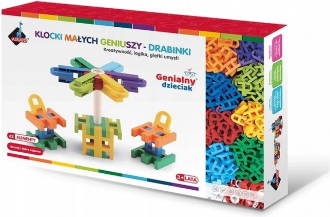 Edukacyjna przestrzenna układanka – 62 elementy