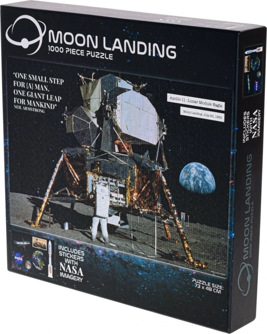 Puzzle NASA: lądowanie na Księżycu – 1000 elementów