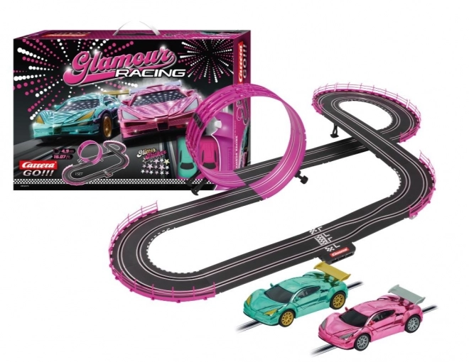 Tor Carrera GO!!! Glamour Racing z autkami Girls Power 4,9m