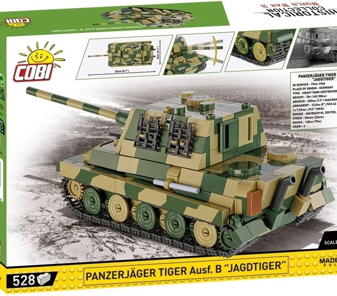 Zestaw konstrukcyjny Tank Panzerjäger Tiger Ausf. B Jagdtiger