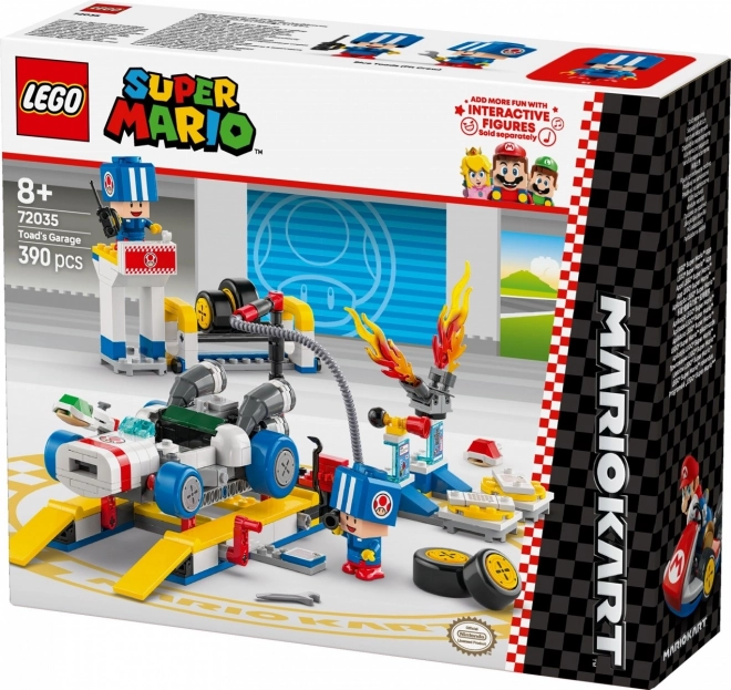 LEGO Super Mario: Mario Kart - Toad i jego garaż