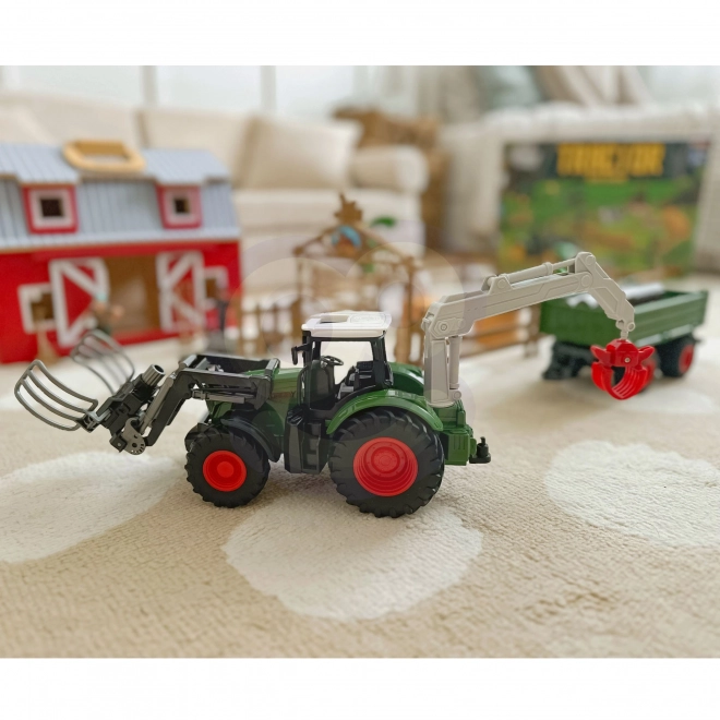 Zestaw maszyn rolniczych traktor mini farma WOOPIE